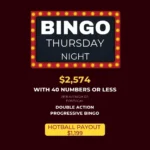 BINGO THURSDAY NIGHT